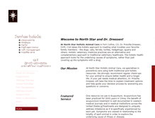 Tablet Screenshot of northstarholisticanimalcare.com